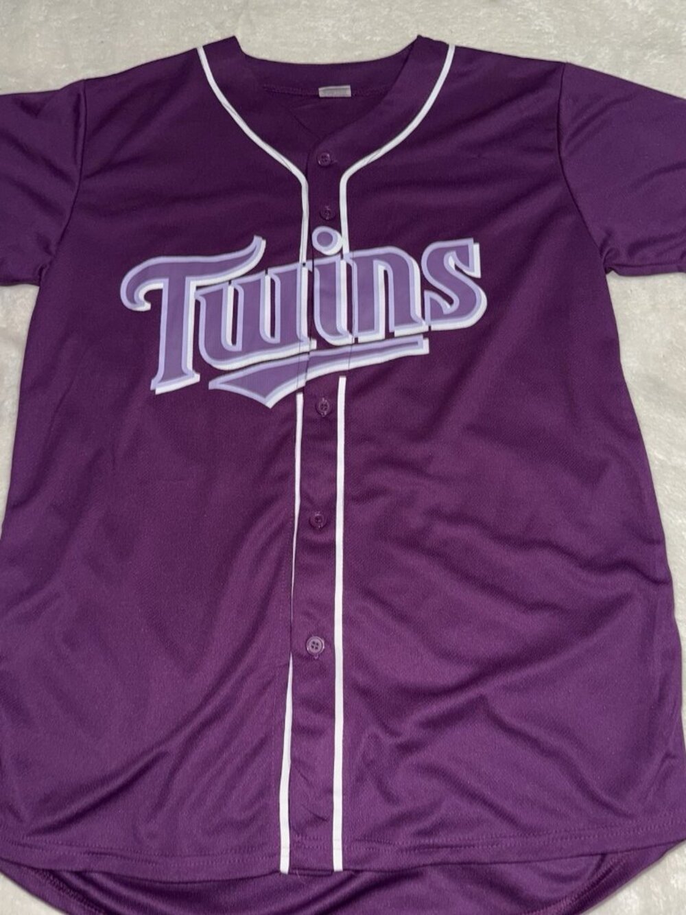 Prince Minnesota Twins Purple Rain Baseball Jersey Mens Medium Purple Tribute